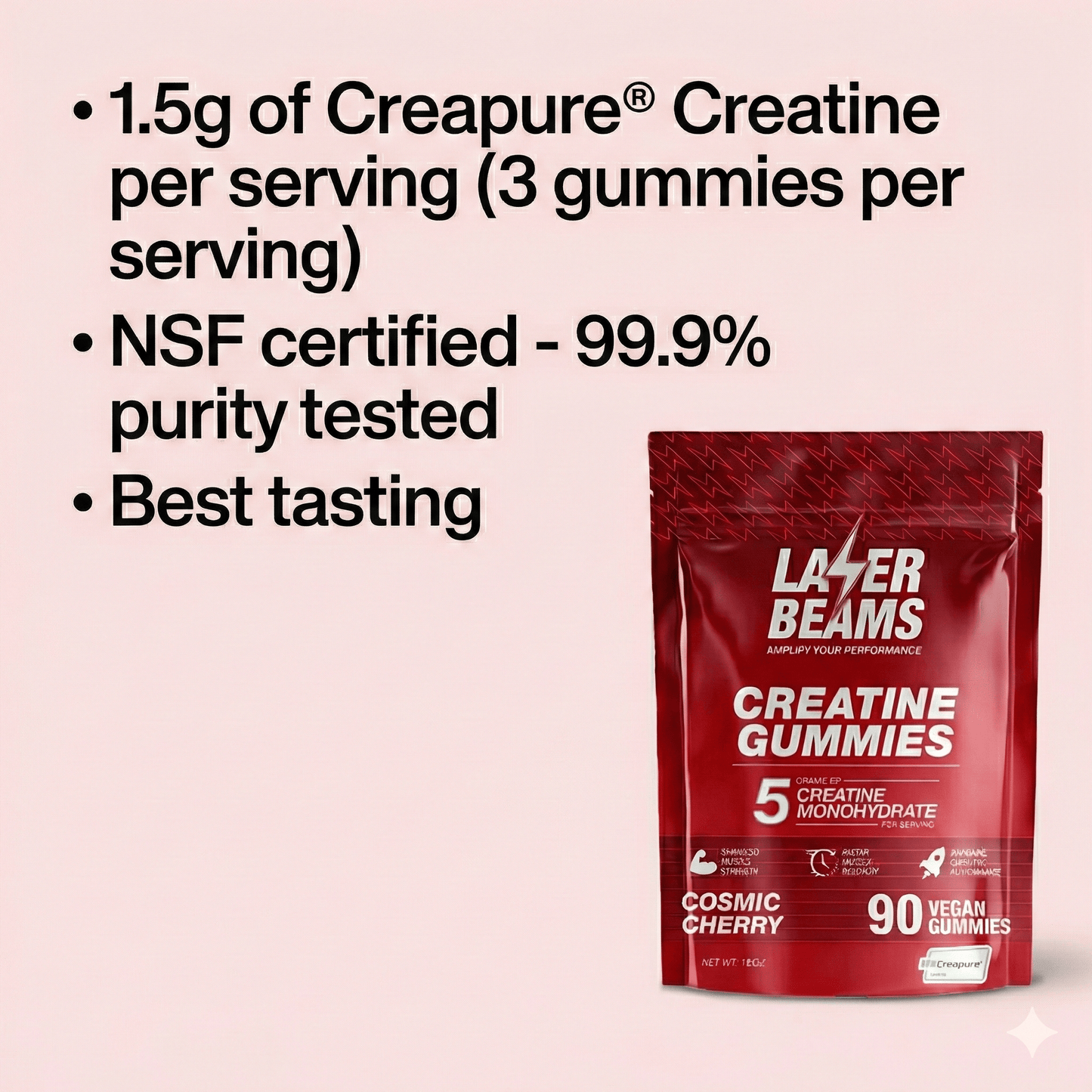 Laser Beams Gummies Creatine Gummies