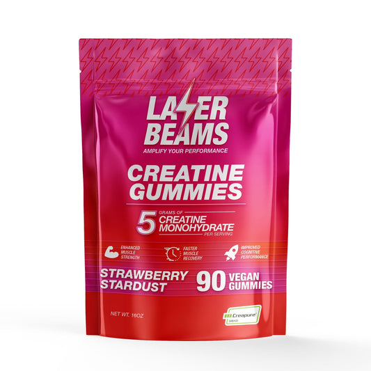 Laser Beams Gummies Strawberry Stardust Creatine Gummies
